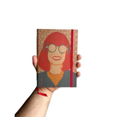 Imagem de Sketchbook Caderno Rita Lee Rock com Elástico e Marca Página Aquarela (Branco 240g 60 Páginas, M (10x14cm))