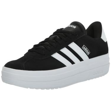 Imagem de adidas Tênis feminino Vl Court Bold, Preto/branco/branco, 11