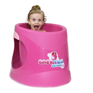 Imagem de Ofurô Bebê Ergonômico 1 A 6 Anos Grande Babytub Rosa