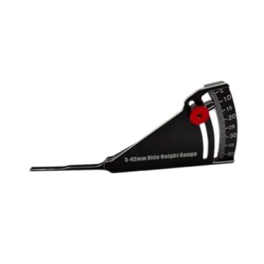 Imagem de Generic Medidor de altura de veículo RC de alumínio Medidor de cambagem de carro RC 3-42 mm Régua de ajuste de altura de chassi portátil para buggies RC 1/10