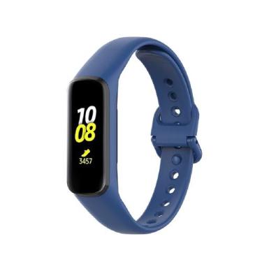Imagem de Pulseira Silicone Para Galaxy Fit 2 R220 Cor Azul Marinho - 123smart