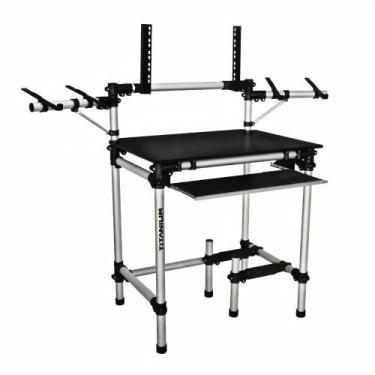 Imagem de Suporte Profissional Titanium Racks RS80Full Para Mesa de Som, Mixer, 