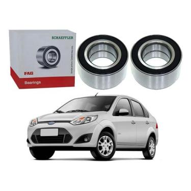 Imagem de Par Rolamento Roda Dianteiro Fiesta Sedan 1.0 2010 A 2014 - FAG