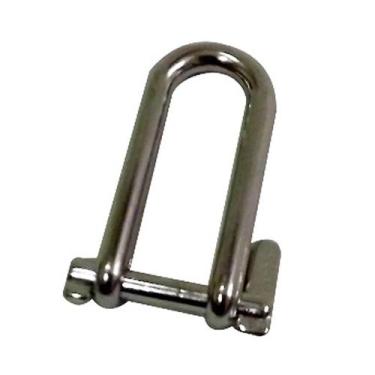 Imagem de Tornel Manilha Longa Reta Em Aço Inox Com Chaveta 5 X 40 Mm - Abrolhos