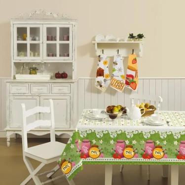 Imagem de Toalha de Mesa 4 Lugares POP Quadrada Lepper 140x140cm , Mila