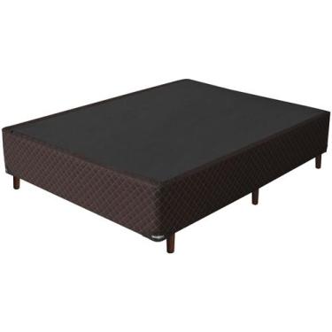 Imagem de Base Cama Box Casal Umaflex 42x138x188cm Prada, Marrom, Casal