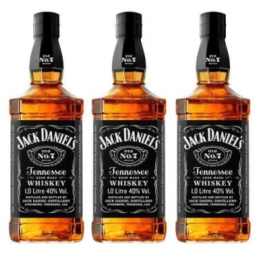 Imagem de Jack Daniels Old No. 7 Tennessee Whiskey 1L 3 Unidades - Jack Daniel S