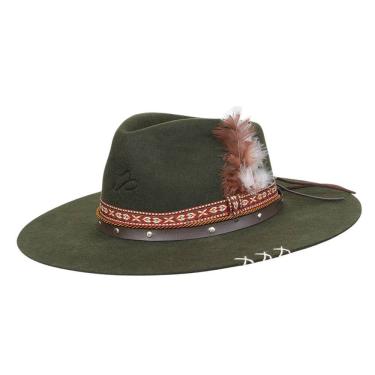 Imagem de Chapéu de Feltro Campo Raiz Verde Escuro Pralana 37380