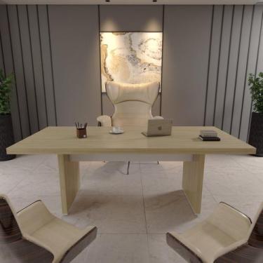 Imagem de Mesa para Escritório e Reunião 2 Metros em Tamburato Executiva - Artan