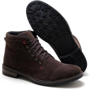 Imagem de Bota Coturno Casual Social Masculino Cano Médio Confortável - Mr try s