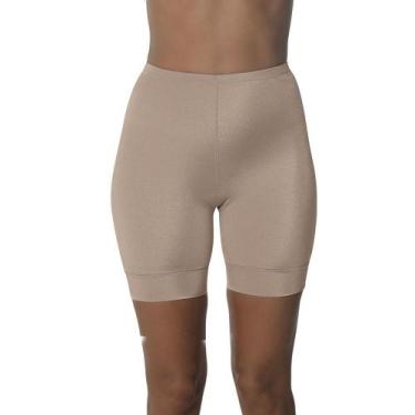 Imagem de Bermuda Modeladora DeMillus 46015 Leve Compressão, XG, Bege rosado