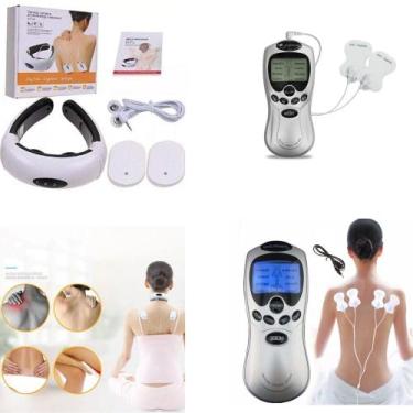 Imagem de Kit Eletroestimulador Fisioterapia Acupuntura + Massageador - TOP TOTA