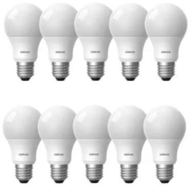 Imagem de Kit 10 Lâmpadas Led 8W Branco Luz Do Dia 6500K Bivolt Osram