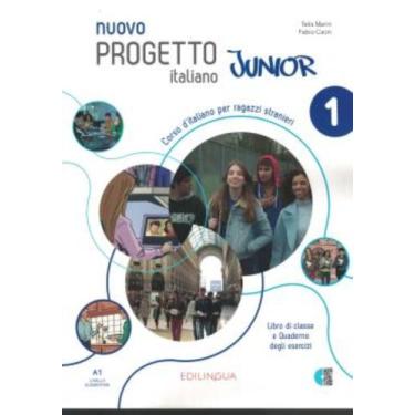 Imagem de Nuovo progetto italiano junior 1 (a1) - libro di classe e quaderno deg