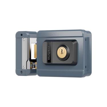 Imagem de Fechadura eletrica cilindro fixo fx 1500 cinza intelbras