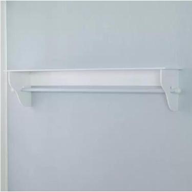 Imagem de Prateleira Porta Fraldas Varão Quarto De Bebê - Mdf 60cm - Várias Core