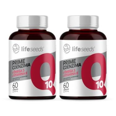 Imagem de Prime Coenzima Q10 + Ômega 3 + Vitamina E - 2 Potes - 120 Cápsulas