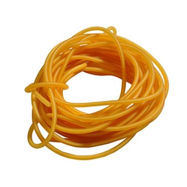 Imagem de GM&BW Faixas de estilingue de 2 x 5,5 mm --- Tubo de látex natural elástico com alongamento máximo de 700% --- Acessório para fazer catapultas de caça profissional ou estilingue para competição