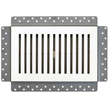 Imagem de Melhor capa de ventilação magnética removível para parede e teto Invisagrille de 15.2 cm x 25.4 cm, grade de placa de cimento reforçada com fibra tripla, capa de ventilação pintável HVAC com primer
