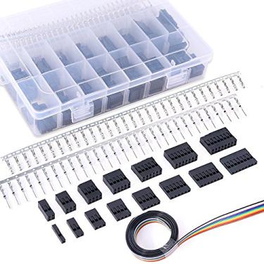 Imagem de Glarks – Kit de sortimento de tampas para cabeça de alfinete, conectores de soquete padrão para placa de circuito de computador para Arduino DIY Learning, Dupont Connector