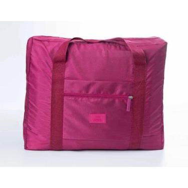 Imagem de Bolsa Mala Para Viagem Dobrável Impermeável Com Grande Capacidade e Al