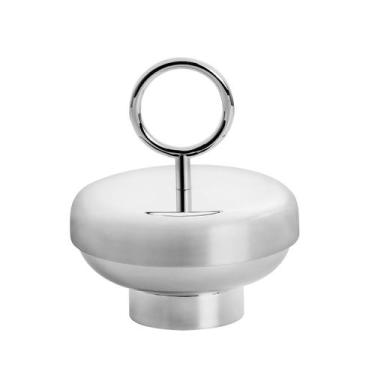 Imagem de Caixa com Tampa Redonda Stacks Prata - St James