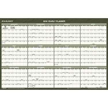 Imagem de AT-A-GLANCE Calendário de parede 2016, apagável, vertical/horizontal, 61 x 91 cm (PM212G28)