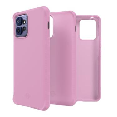 Imagem de Itskins Spectrum Frost Capa protetora para celular compatível com Motorola ThinkPhone, capa híbrida fina, antiderrapante, resistente à prova de choque, capa de telefone militar | rosa claro