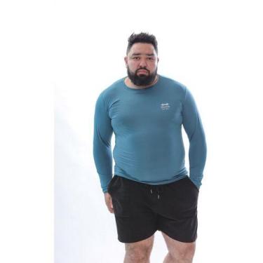 Imagem de Camisa Plus Size Segunda Pele Camiseta Rash Guard Masculina - Don moda