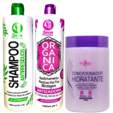 Imagem de Kit Ativo Progressiva Organoca Matizadora Juca 2x1l + Condicionador Hi