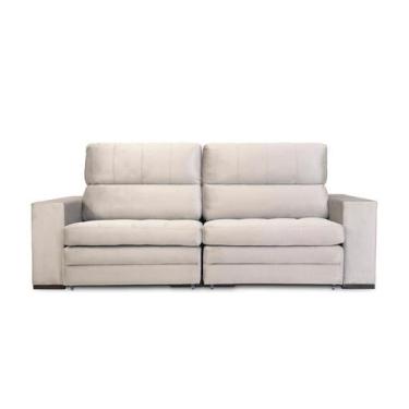 Imagem de Sofá Chicago 2,25m Veludo Itália Avelã - Sofá de Fábrica