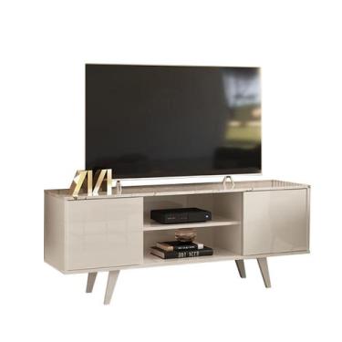 Imagem de Rack Lisboa TVs até 55 395136 Calacata Off White Madetec
