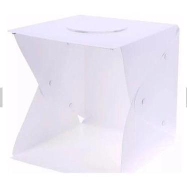 Imagem de Mini Estúdio Fotográfico Portátil 30cm Com Led  2 Fundos - oem