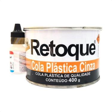 Imagem de Massa plástica branca 400g retoque