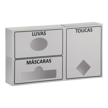 Imagem de Dispenser Triplo Epi Luva Máscara E Touca Ramebel, 400
