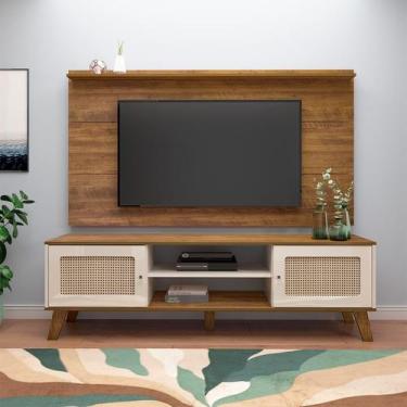 Imagem de Conjunto de Rack Charlotte 2 PT com Painel para TV até 42 Polegadas Sl