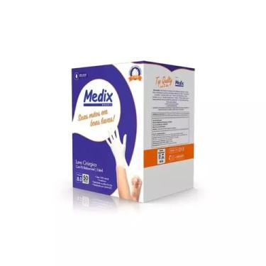 Imagem de Luva Cirúrgica Estéril de Látex Com Pó Tamanho 6,5  c/ 50 pares- Medix