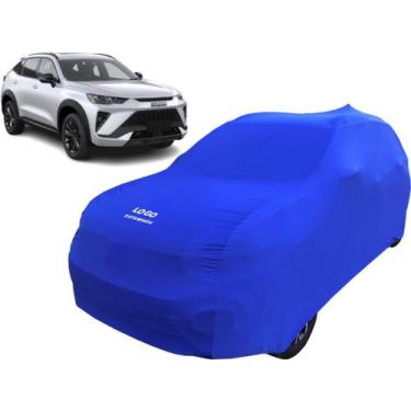 Imagem de Capa De Tecido Helanca Lycra Para Suv Gwm Haval H6 Gt - Mz, Azul