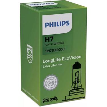 Imagem de Lampada Original Philips H7 Long Life Ecovision 12/55w 3100K