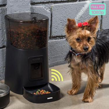 Imagem de Alimentador Inteligente Automático Câmera HD Cães e Gatos - MADOG