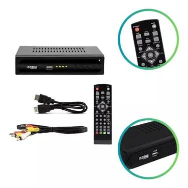 Imagem de Conversor Tv Sinal Digital Isdb-t Set Top Box Full Hd Hdmi