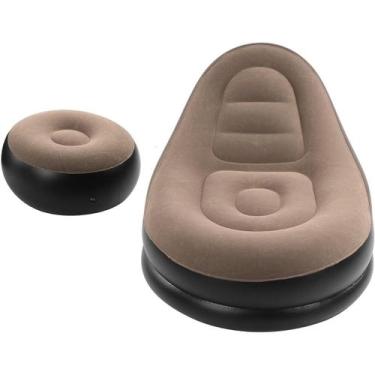 Imagem de Sofá Inflável Para Camping, Praia E Uso Em Casa Com Material Durável E