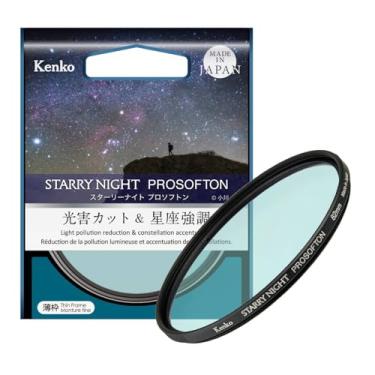 Imagem de Kenko Filtro de efeito Starry Night Prosofton φ82 mm, redução de poluição luminosa e efeito suave, para fotografar paisagem estelar, feito no Japão 549643