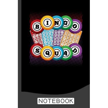 Imagem de Funny Lottery Bingo Squad Gambling Bingo Caller Notebook: Bingo Journal, Bingo Game Notebook Note-Taking Planner Book, Bingo Player Christmas Birthday Present Gifts for Dad Mom Grandpa Grandma