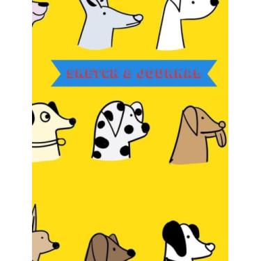 Imagem de Just for Kids: Sketch and Journal Hardcover Notebook: 8x10 Hardcover Sketchbook and Journal Just for Kids, Wide-Ruled Notebook 120 Pages