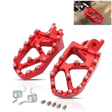 Imagem de JFG RACING Apoios Para Os Pés De Bicicleta De Terra, Descanso Cnc Alongado Para Cr125 Cr250 02-11/Crf150R 07-24/Crf250R 04-24/Crf450R 02-24/Crf250Rx 19-24/Crf450X 05-24/Crf450Rx Crf250X Crf300L Crf4