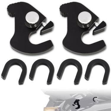 Imagem de WOWTK Bucha de ponto de ancoragem traseira/ilhós, barra sissy/racks/placas laterais/conjunto de trava rotativa para montagem de bagagem para Harley Touring 2009-2024 Road Glide Street Glide Electra