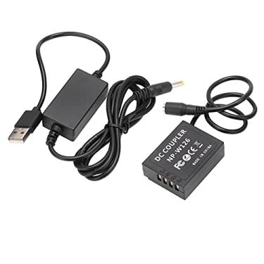 Imagem de Bateria Fictícia do Acoplador USB DC, Adaptador de Energia Com Cabo de Unidade USB para Câmera
