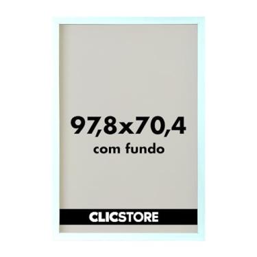 Imagem de Moldura para Quebra Cabeça Grow Puzzle 2000 peças 70,4x97,8 cm sem Vidro Decoração Interiores Parede Sala Escritório (Branco)