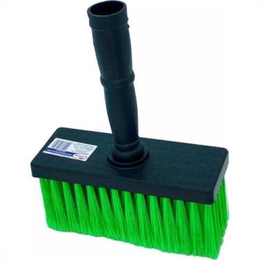 Imagem de Broxa Retangular Compel Plastica 12Mm X 42Mm Pequena - 0.2350 - Kit C/